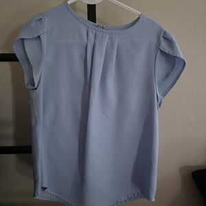 SHEIN Soft Blue Women's Blouse